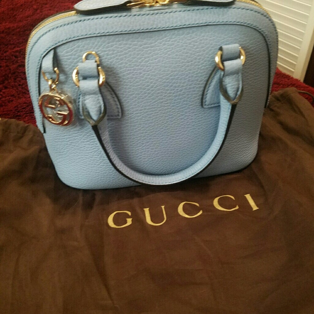 Gucci GG charm powder blue handbag! - Picture 8 of 8